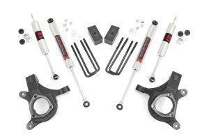 Chevrolet Silverado 1500 Classic Suspension Lift Kit - Front + Rear - Rough Country - 3 inch Lift Kit | M1 | N3 Shock Absorbers - 2007